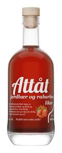 Attåt Jordbær og rabarbra likør