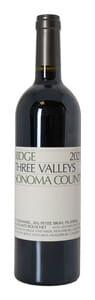 Ridge Vineyards Three Valleys Sonoma County