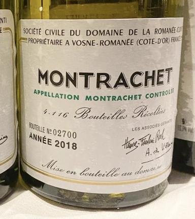 Domaine de la Romanee-Conti Montrachet Grand Cru
