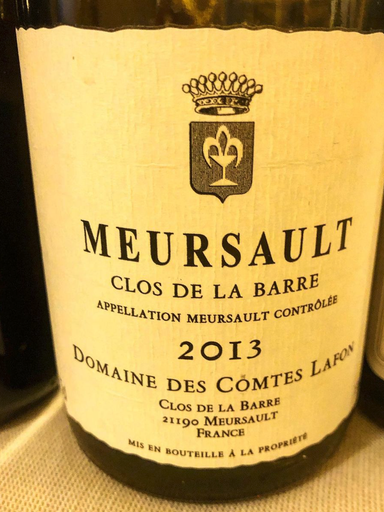 Domaine des Comtes Lafon Meursault Clos de la Barre