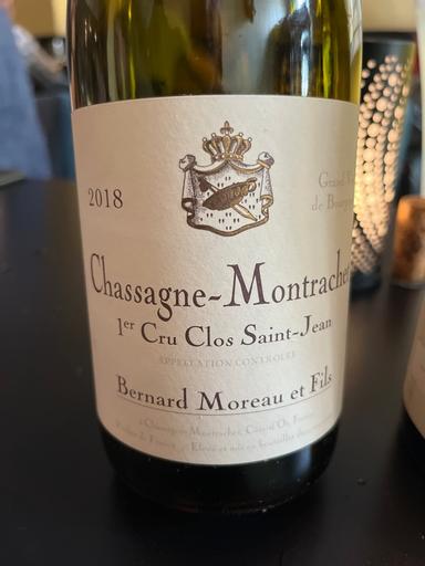 Alex Moreau (Bernard Moreau) Chassagne-Montrachet Premier Cru Clos Saint-Jean