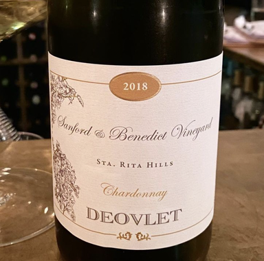Deovlet Sanford & Benedict Vineyard Chardonnay Sta. Rita Hills