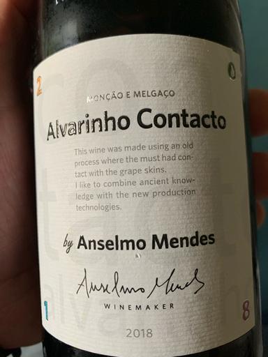 Anselmo Mendes Alvarinho Contacto Vinho Verde