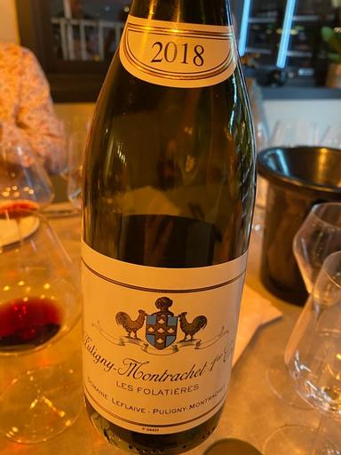 Domaine Leflaive Puligny-Montrachet Premier Cru Les Folatieres