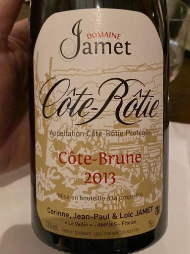 Dom. Jamet Cote Rotie Cote Brune