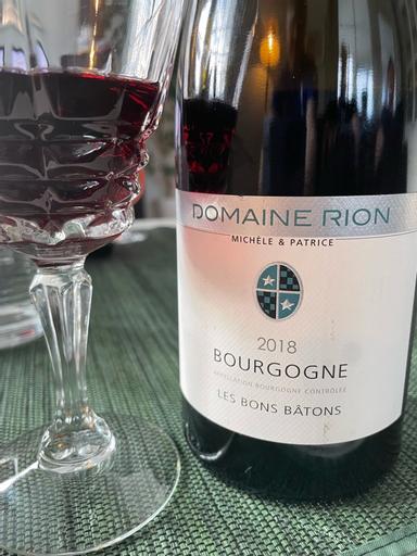 Michele et Patrice Rion Bourgogne Bons Batons Rouge