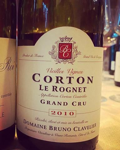 Domaine Bruno Clavelier Corton Grand Cru Le Rognet et Corton