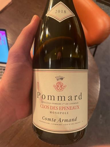 Comte Armand Pommard Premier Cru Clos des Epeneaux