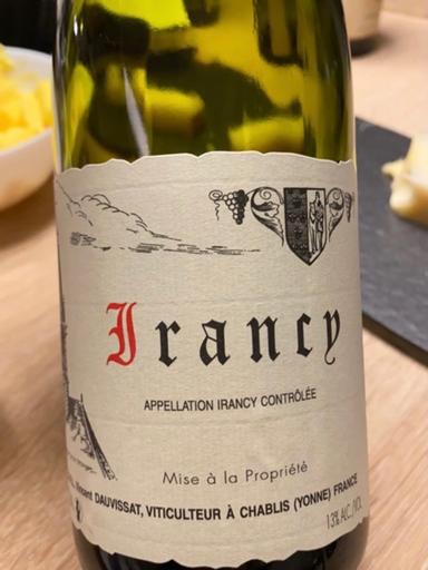 Vincent Dauvissat Irancy