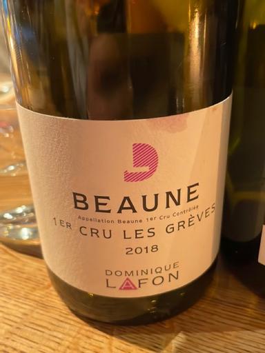Dominique Lafon Beaune Premier Cru Les Greves