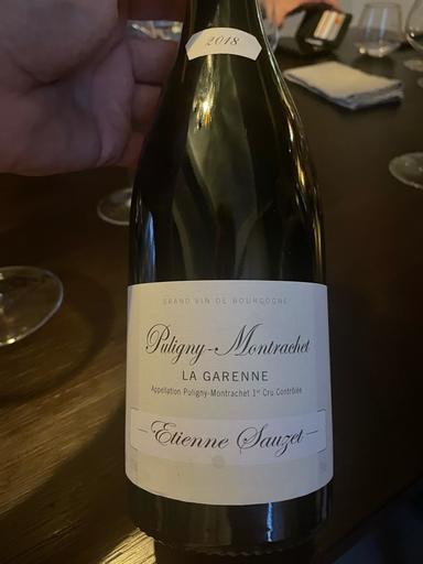 Etienne Sauzet Puligny-Montrachet Premier Cru La Garenne