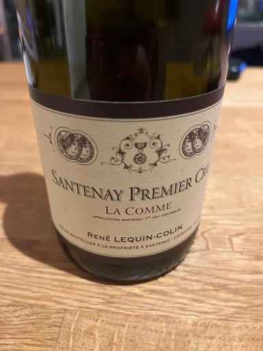 Rene Lequin Colin Santenay Premier Cru La Comme