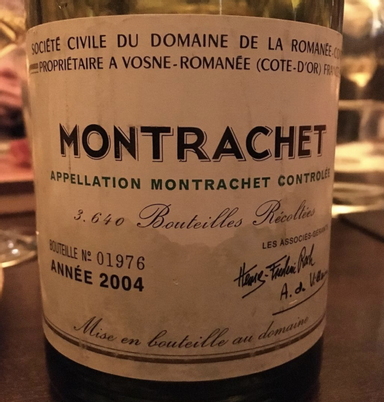 Domaine de la Romanee-Conti Montrachet Grand Cru