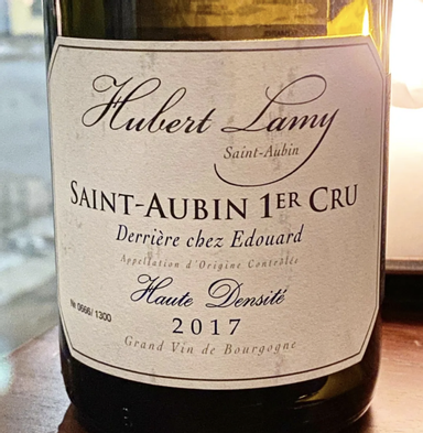 Hubert Lamy Saint-Aubin Premier Cru Derriere Chez Edouard Saint Aubin Cuvee Haute Densite