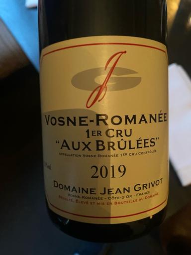 Domaine Jean Grivot Vosne-Romanee Premier Cru Aux Brulees