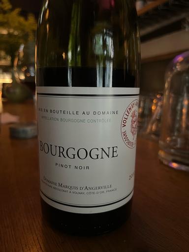 Domaine Marquis d'Angerville Bourgogne Pinot Noir