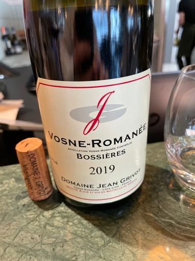 Domaine Jean Grivot Vosne-Romanee Premier Cru Bossieres