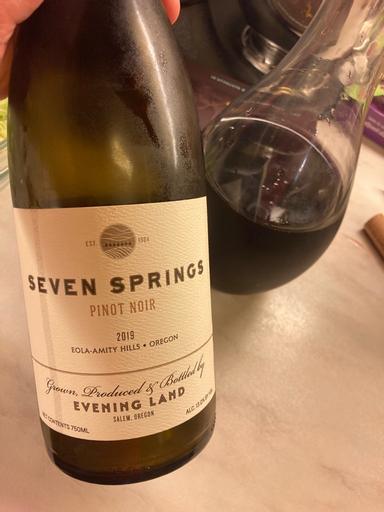 Evening Land (Seven Springs) Estate Pinot Noir Eola-Amity Hills