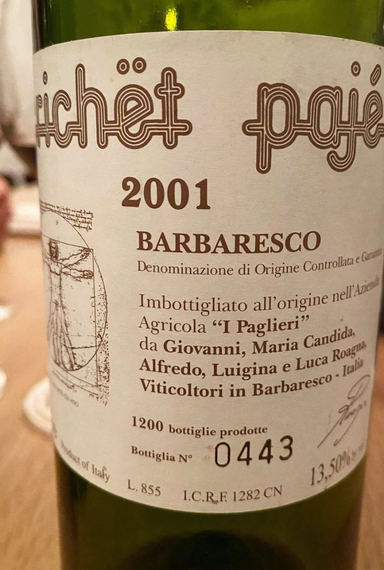 Roagna Barbaresco Paje Crichet
