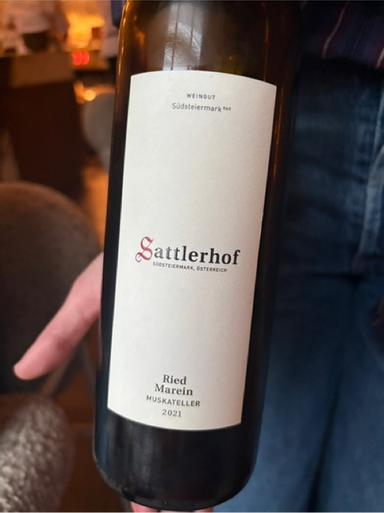 Sattlerhof Ried Marein Muskateller