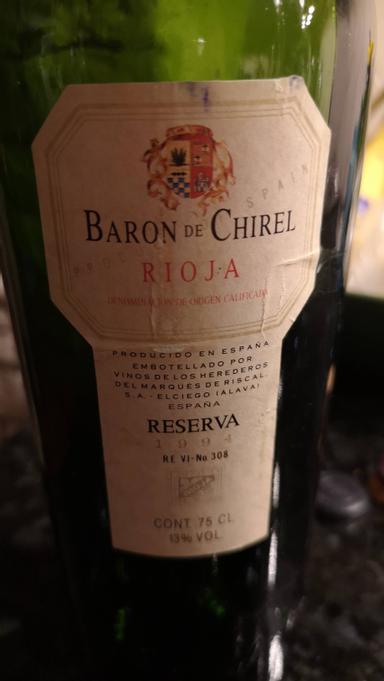 Marques de Riscal Baron Chirel Reserva Rioja