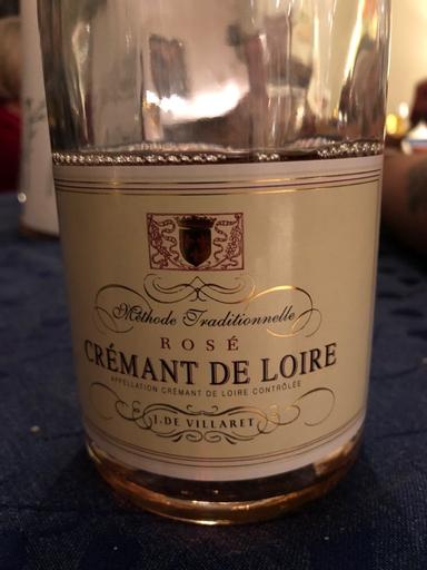 J. de Villaret Rose Cremant de Loire