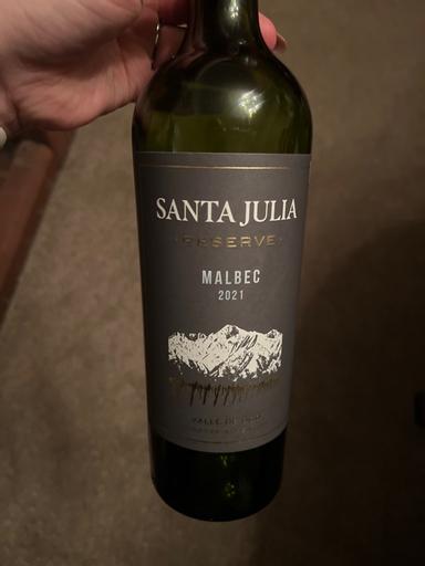 Bodega Santa Julia Reserva Malbec Cabernet Franc Uco Valley