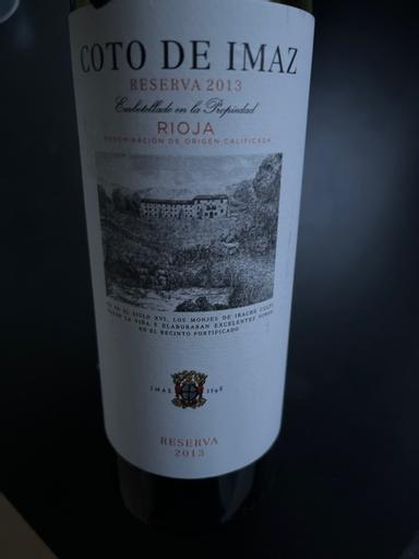 El Coto Coto Imaz Reserva Rioja