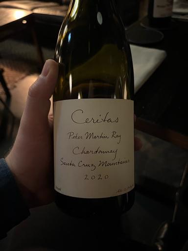 Ceritas Peter Martin Ray Vineyard Chardonnay Santa Cruz Mountains