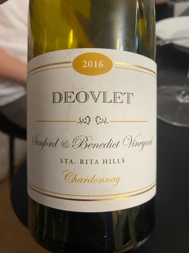Deovlet Sanford & Benedict Vineyard Chardonnay Sta. Rita Hills