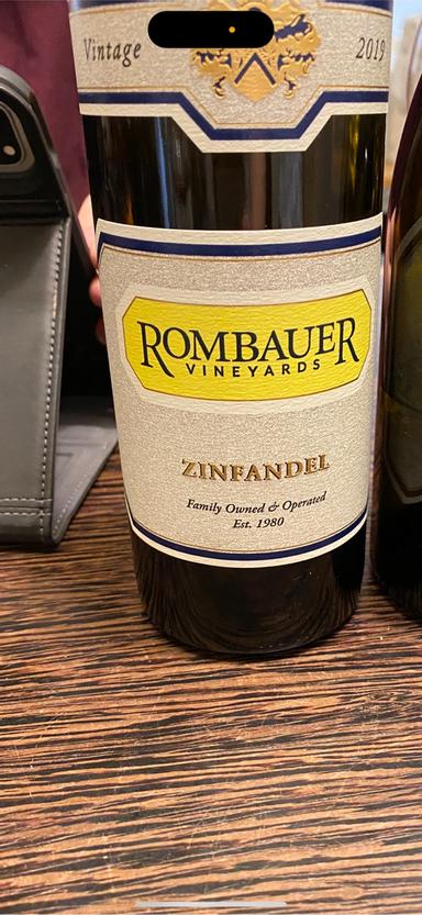Rombauer Vineyards Zinfandel Napa Valley