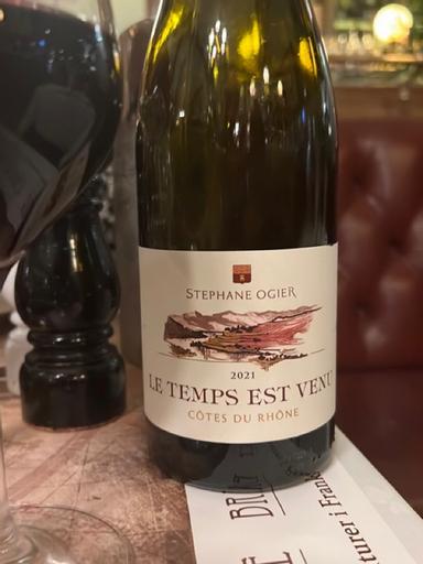 Stephane Ogier Cotes du Rhone Le Temps est Venu Rouge