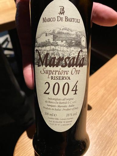 Marco de Bartoli Marsala Superiore Oro Vigna La Miccia