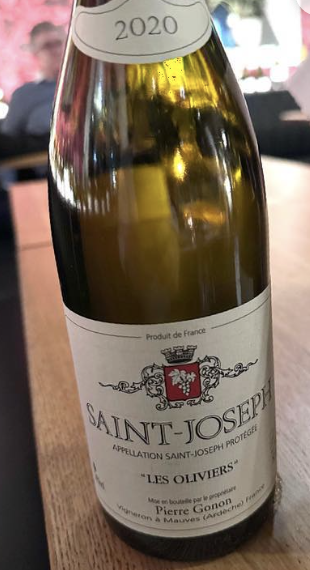 Pierre Gonon Saint-Joseph Oliviers Blanc