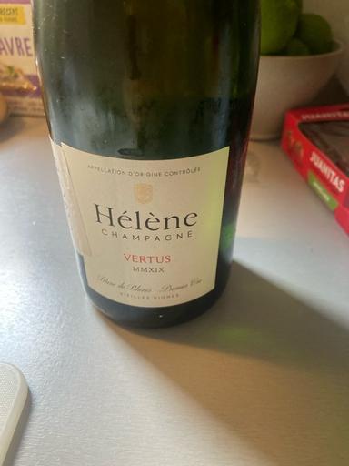 Helene Champagne Vertus Blanc de Blanc Premiere Cru Vieilles Vignes