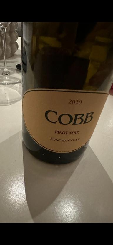 Cobb West Sonoma Coast Pinot Noir