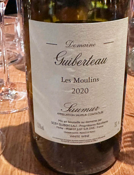 Domaine Guiberteau Saumur Les Moulins Blanc