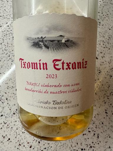 Txomin Etxaniz Getariako Txakolina