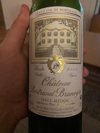 Chateau Bertrand Braneyre Vieilles Vignes Haut-Medoc