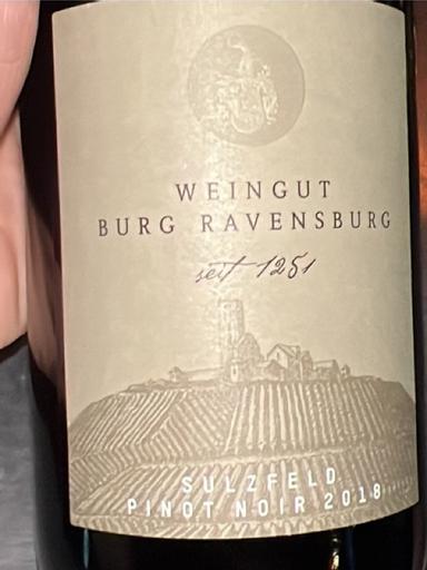 Burg Ravensburg Sulzfeld Pinot Noir