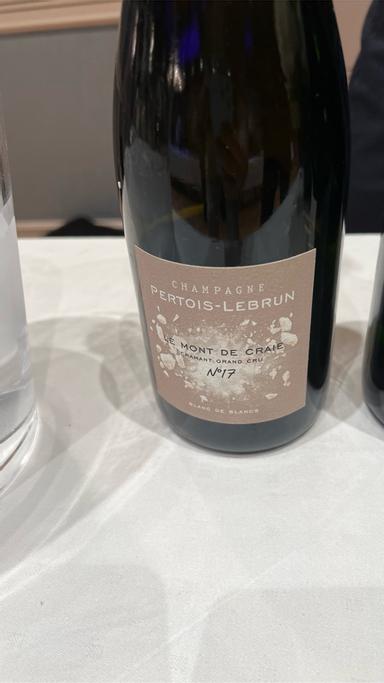 Pertois-Lebrun Derriere le Mont Aigu Blanc de Blancs Grand Cru Chouilly