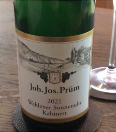 Joh. Jos. Prum Wehlener Sonnenuhr Riesling Kabinett Mosel