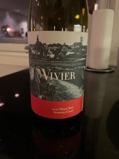 Vivier Pinot Noir Sonoma Coast