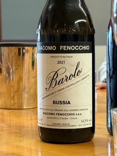 Giacomo Fenocchio Barolo Bussia