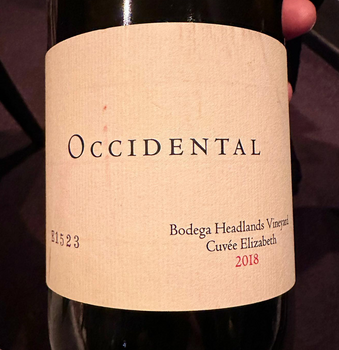 Occidental (Kistler) Bodega Headlands Vineyard Cuvee Elizabeth Sonoma Coast