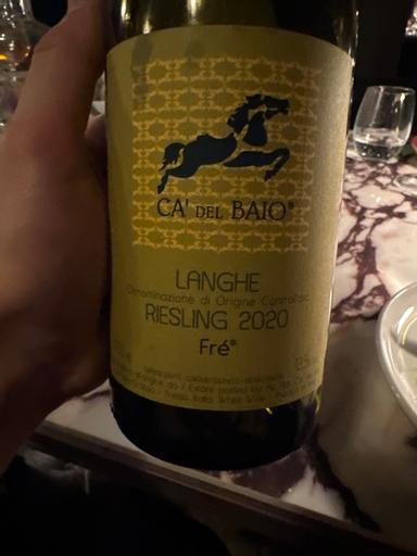 Ca del Baio Langhe Riesling