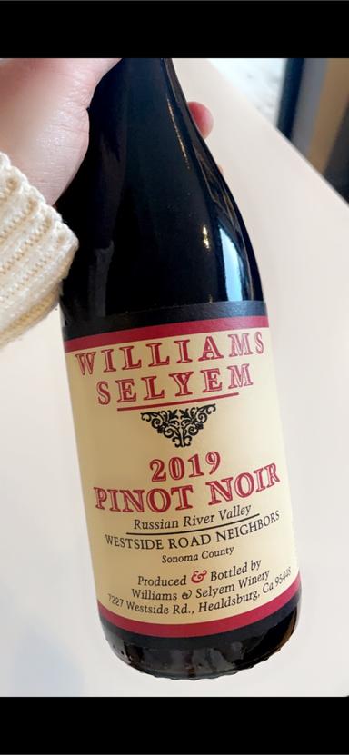 Williams Selyem Estate Pinot Noir Sonoma County