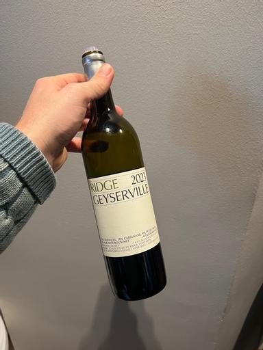 Ridge Vineyards Geyserville Alexander Valley