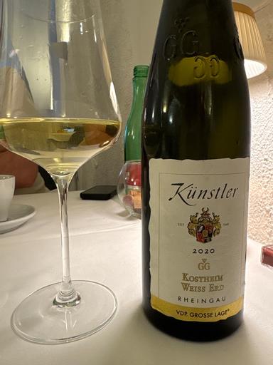 Künstler Kostheim Weiss Erd Riesling Trocken GG