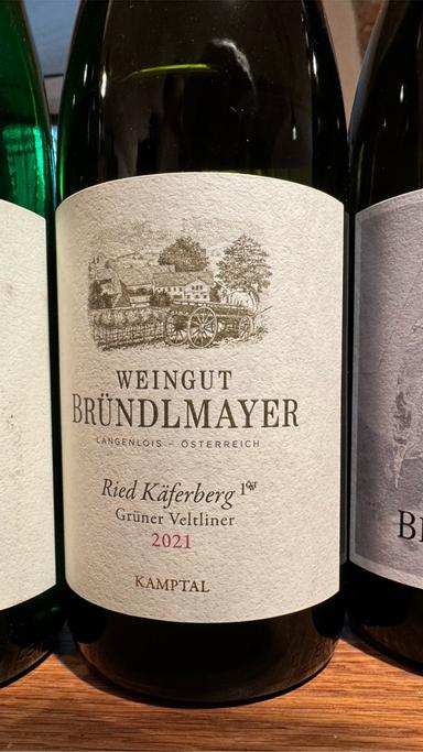 Willi Brundlmayer Kaferberg Gruner Veltliner Kamptal